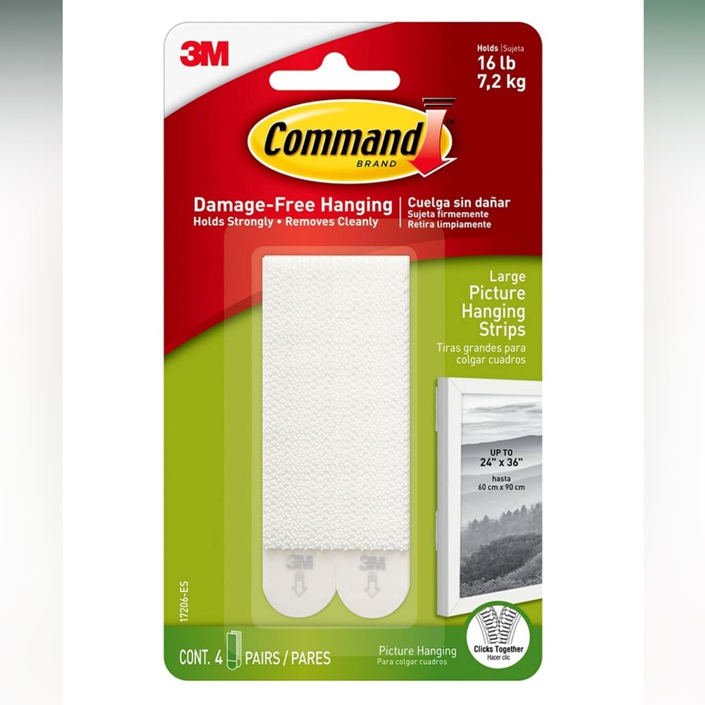 Command pictures strips grips four count